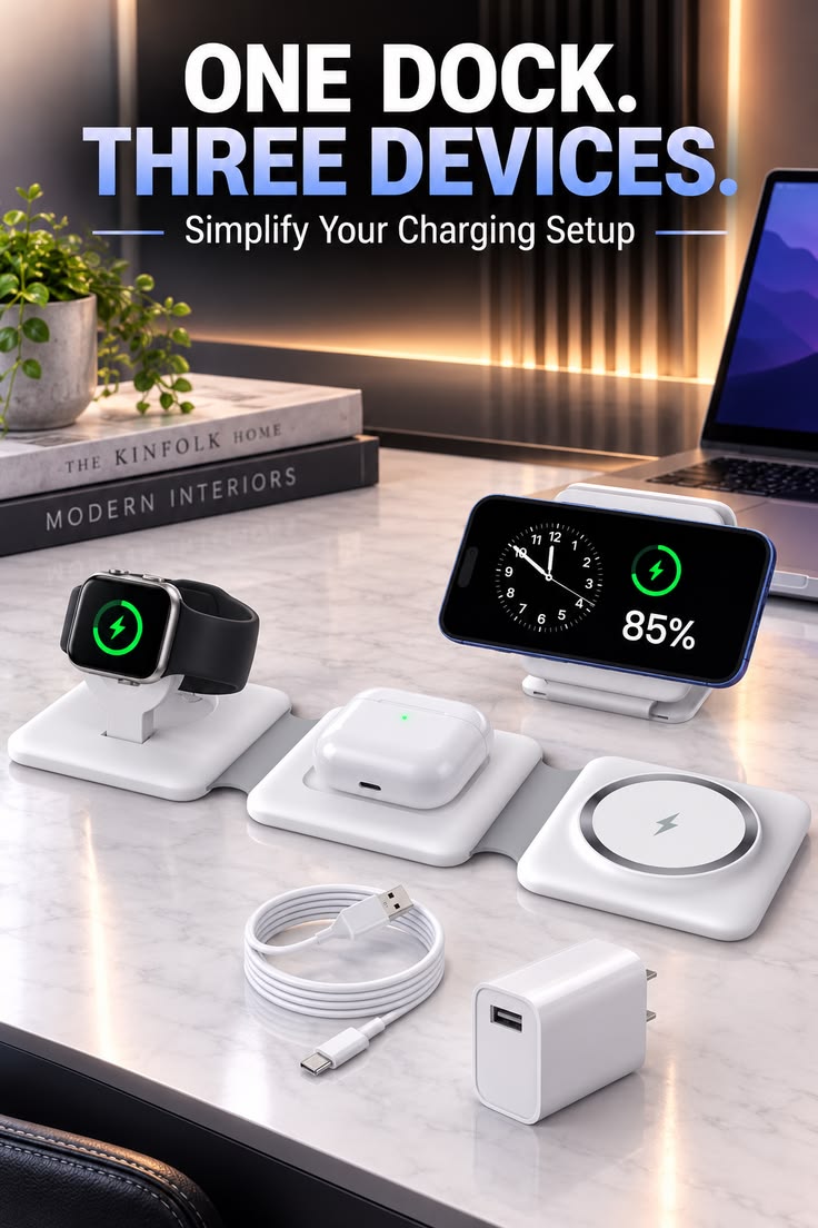 3 in 1 wireless charger